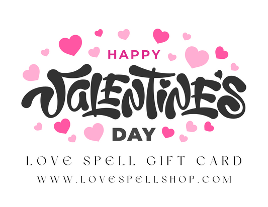 Love Spell Digital Gift Card (Happy Valentine's Day Pink/Black)