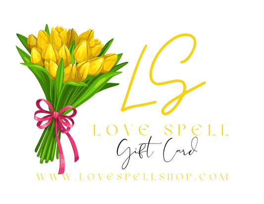 Love Spell Digital Gift Card (Bouquet of Yellow Tulips)