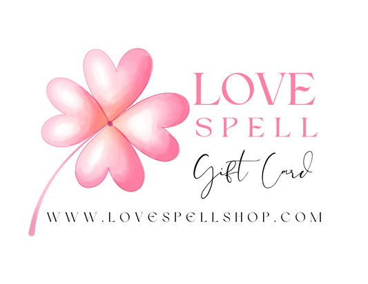 Love Spell Digital Gift Card (Lucky Heart 4-Leaf Clover)