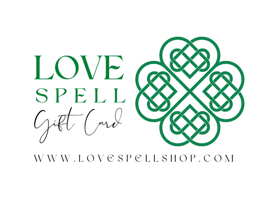 Love Spell Digital Gift Card (Lucky Celtic 4-Leaf Clover)