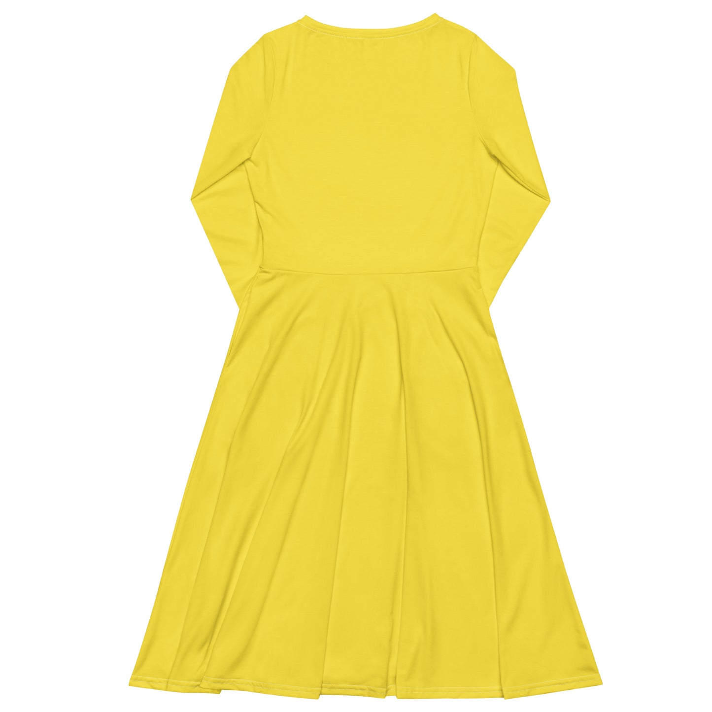 Long-Sleeve Midi Dress: Rainbow Heart