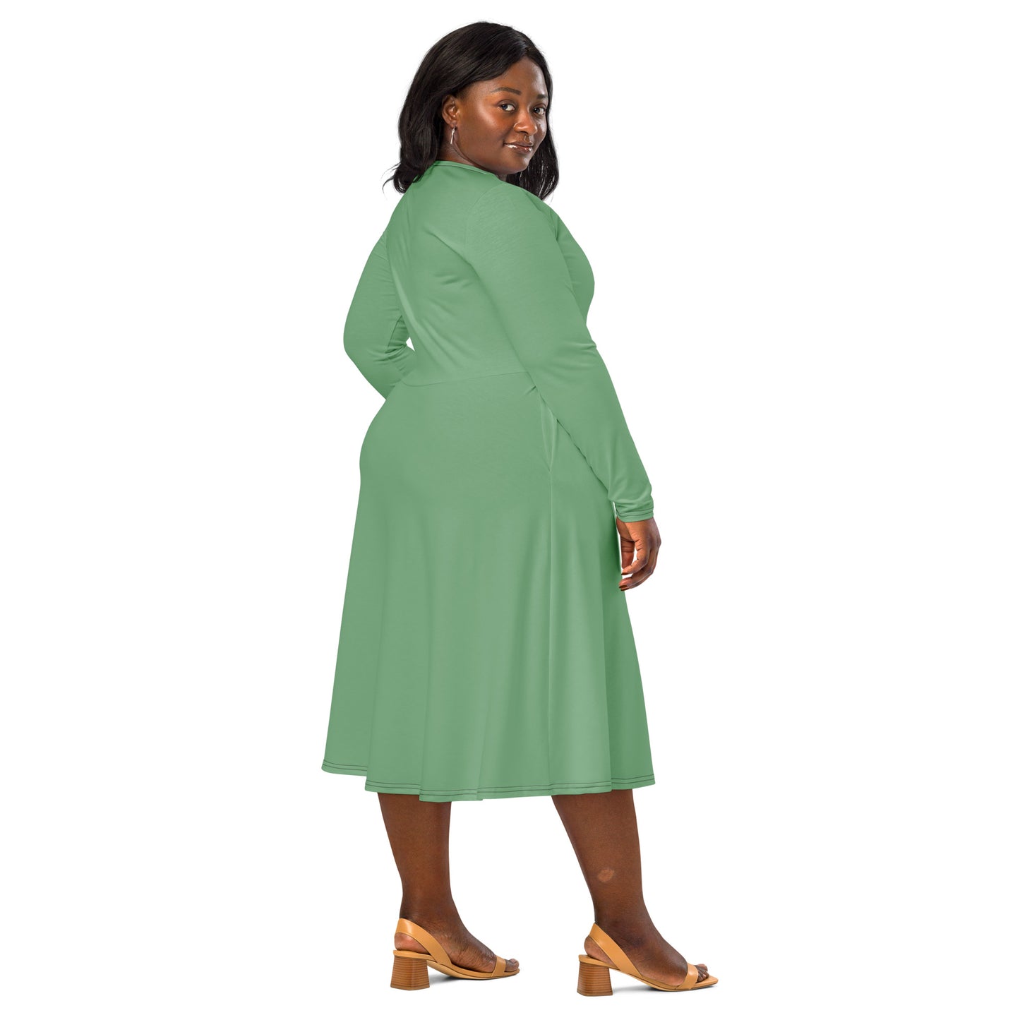 Long-Sleeve Midi Dress: Good Witch... Mostly