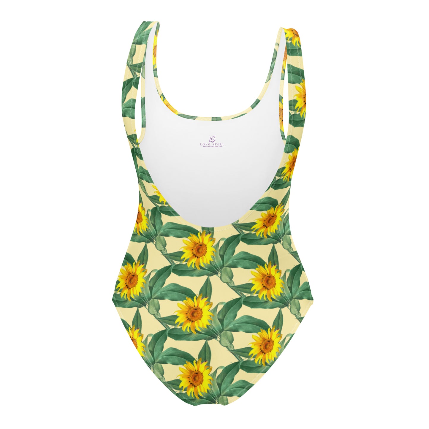 One-Piece Swimsuit: Sunflowers