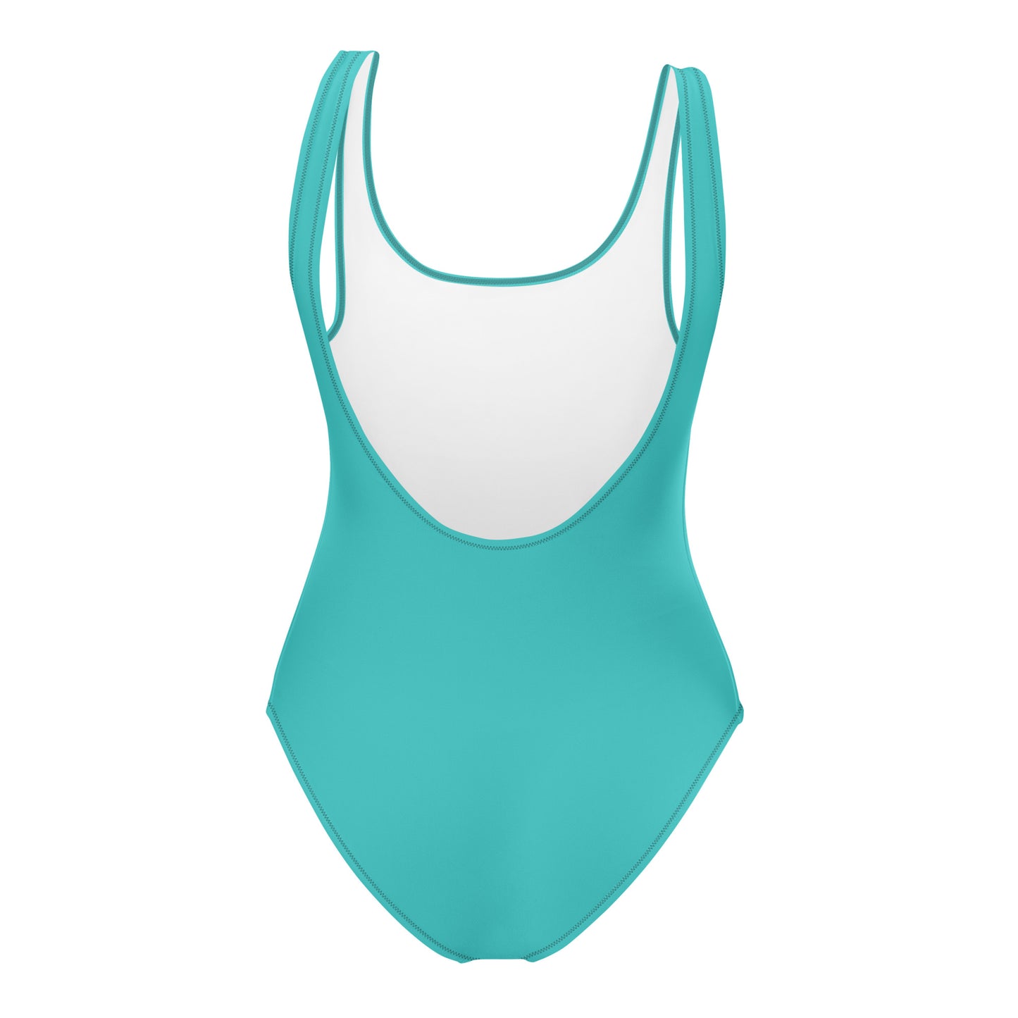 One-Piece Swimsuit: Sun, Moon, and Stars (dark turqouise)