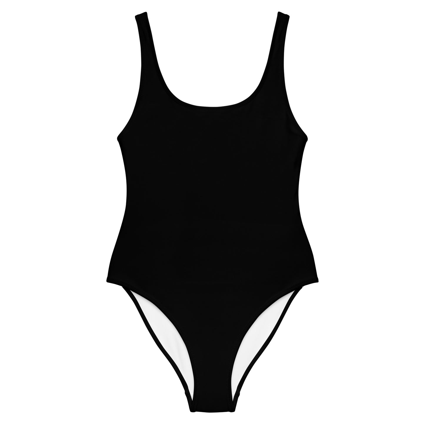 One-Piece Swimsuit: Black