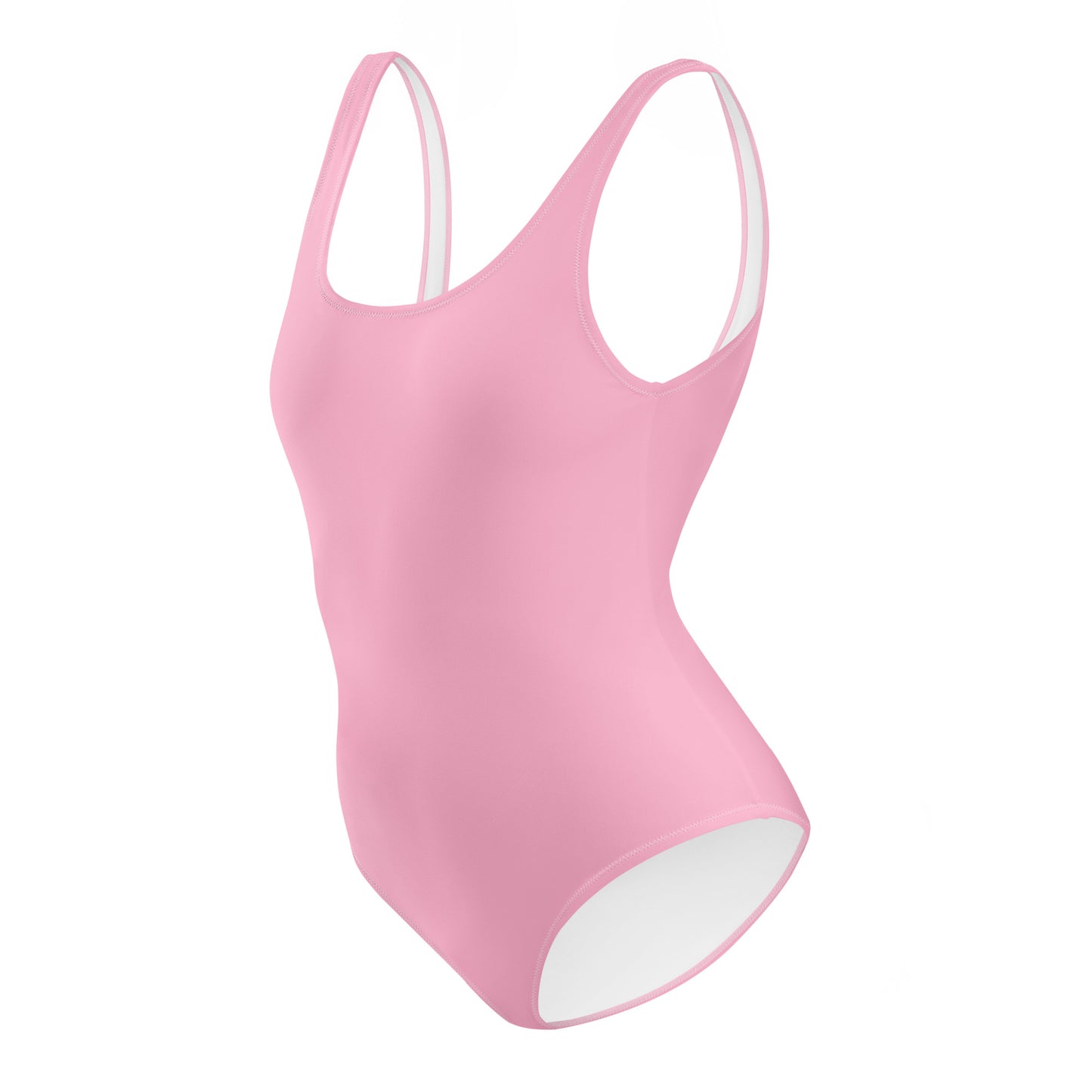 One-Piece Swimsuit: Cotton Candy Pink