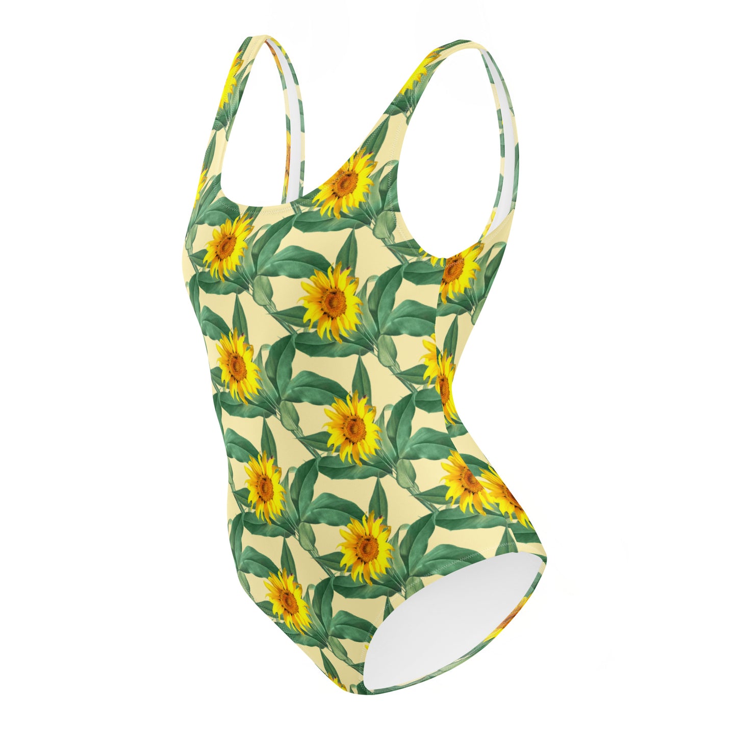 One-Piece Swimsuit: Sunflowers