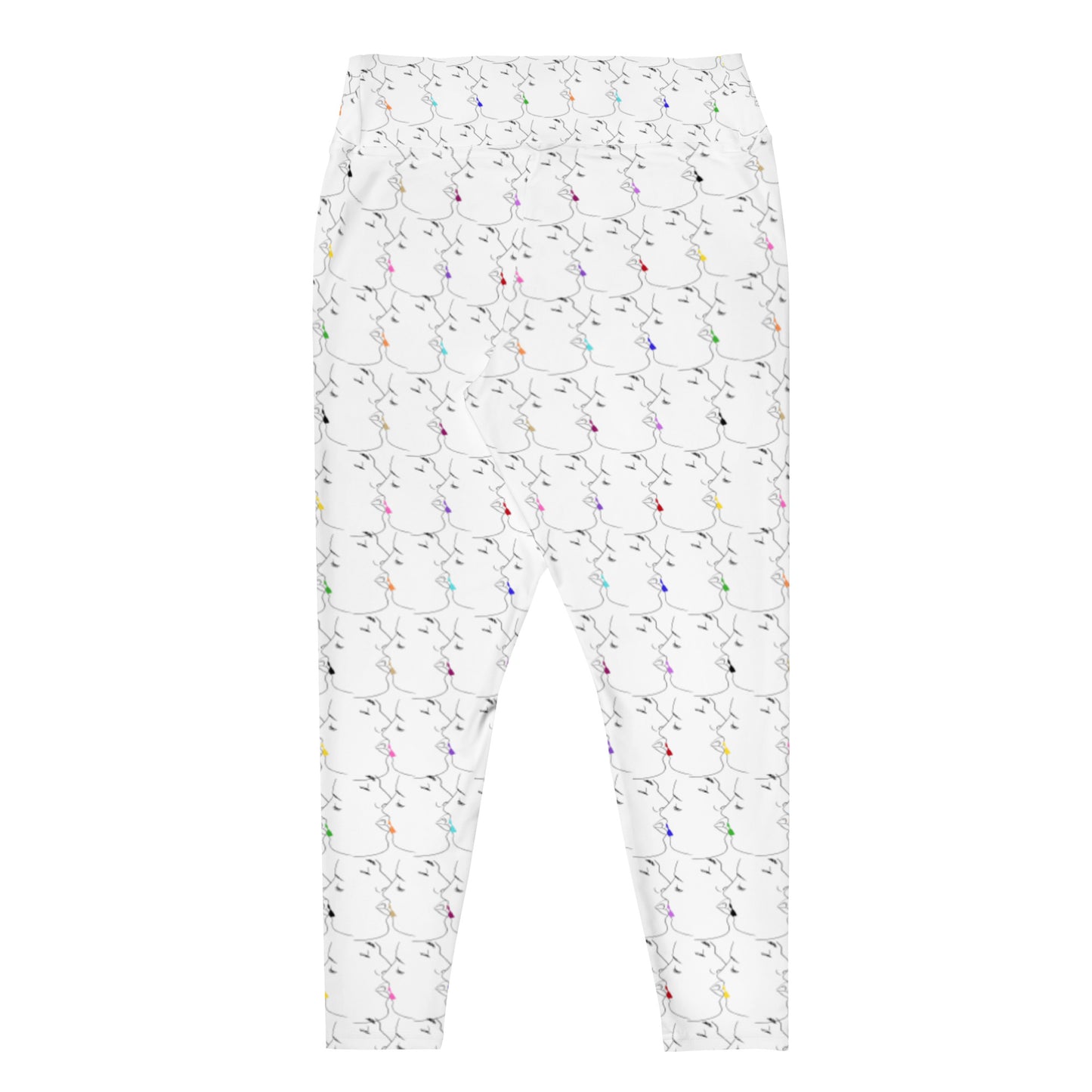 Tender Kisses Curvy Fit Print Leggings