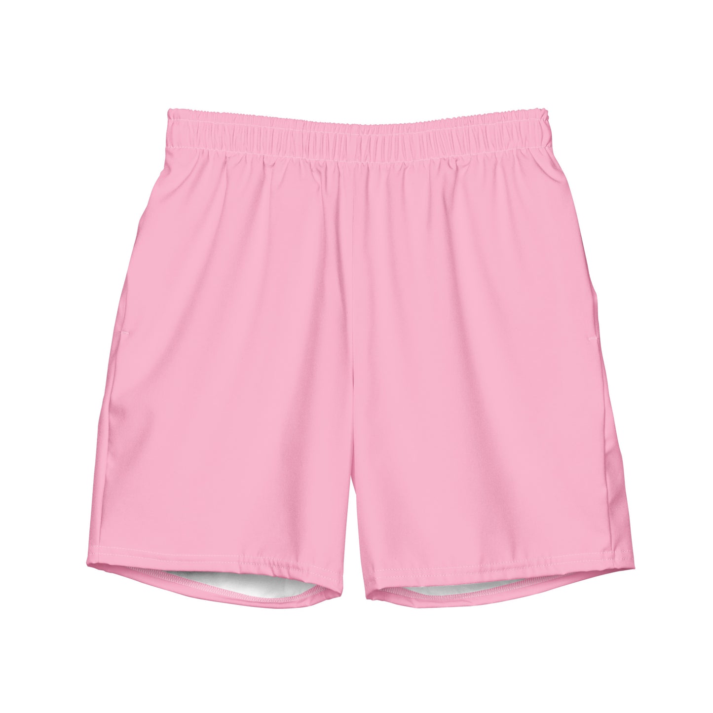 All-Over Print Recycled Swim Shorts: Cotton Candy Pink