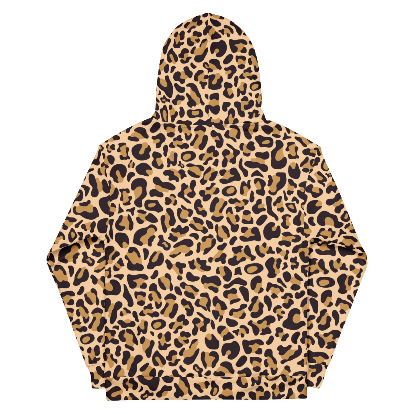 Leopard Kitty Cat Hoodie (Soft, Recycled Polyester Blend, Unisex)