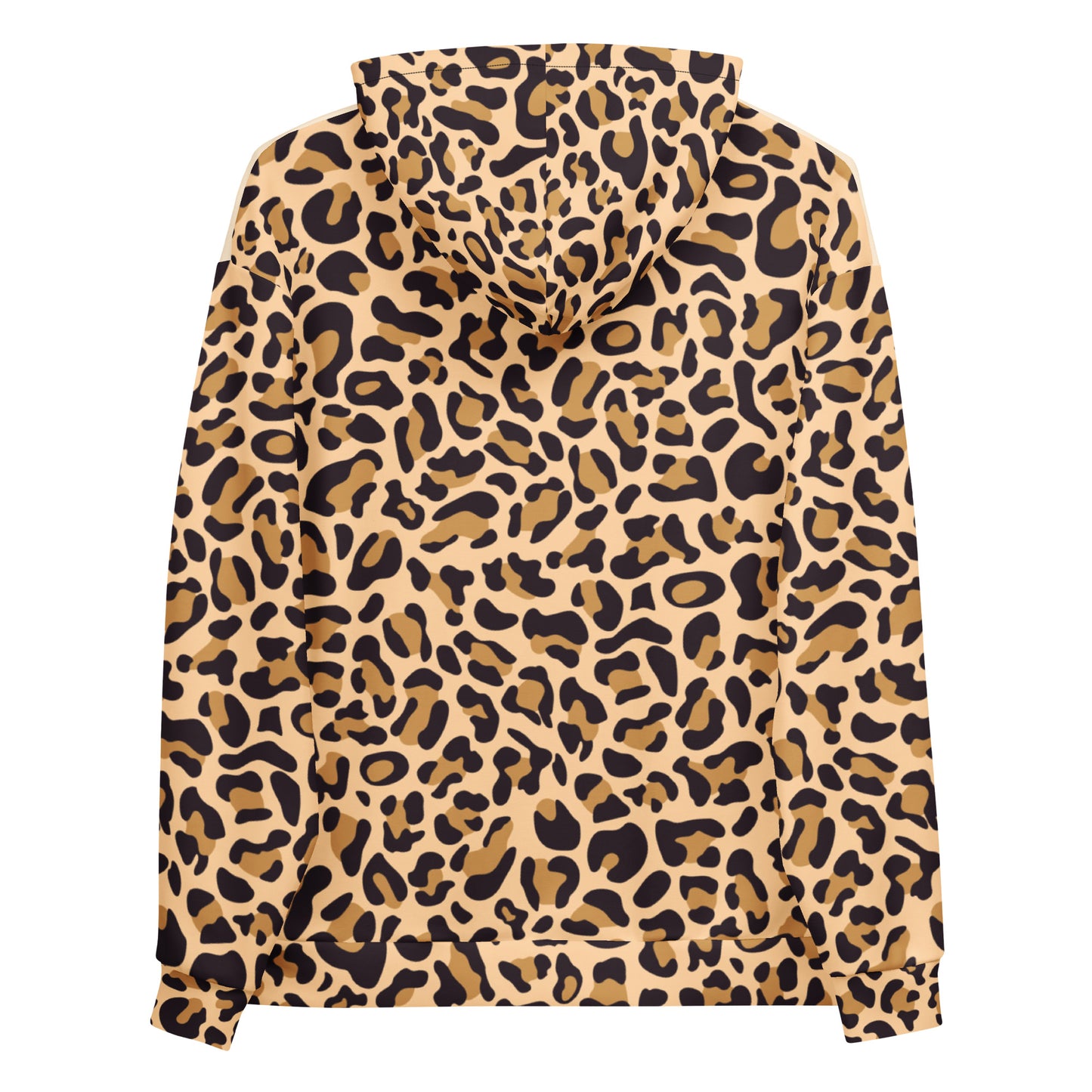 Leopard Kitty Cat Hoodie (Soft, Recycled Polyester Blend, Unisex)