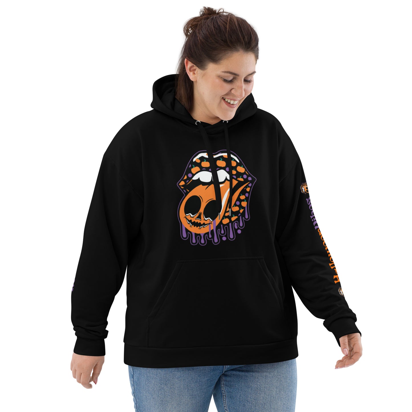 Halloween Vibes Hoodie: Lick (Soft, Recycled Polyester Blend, Unisex)