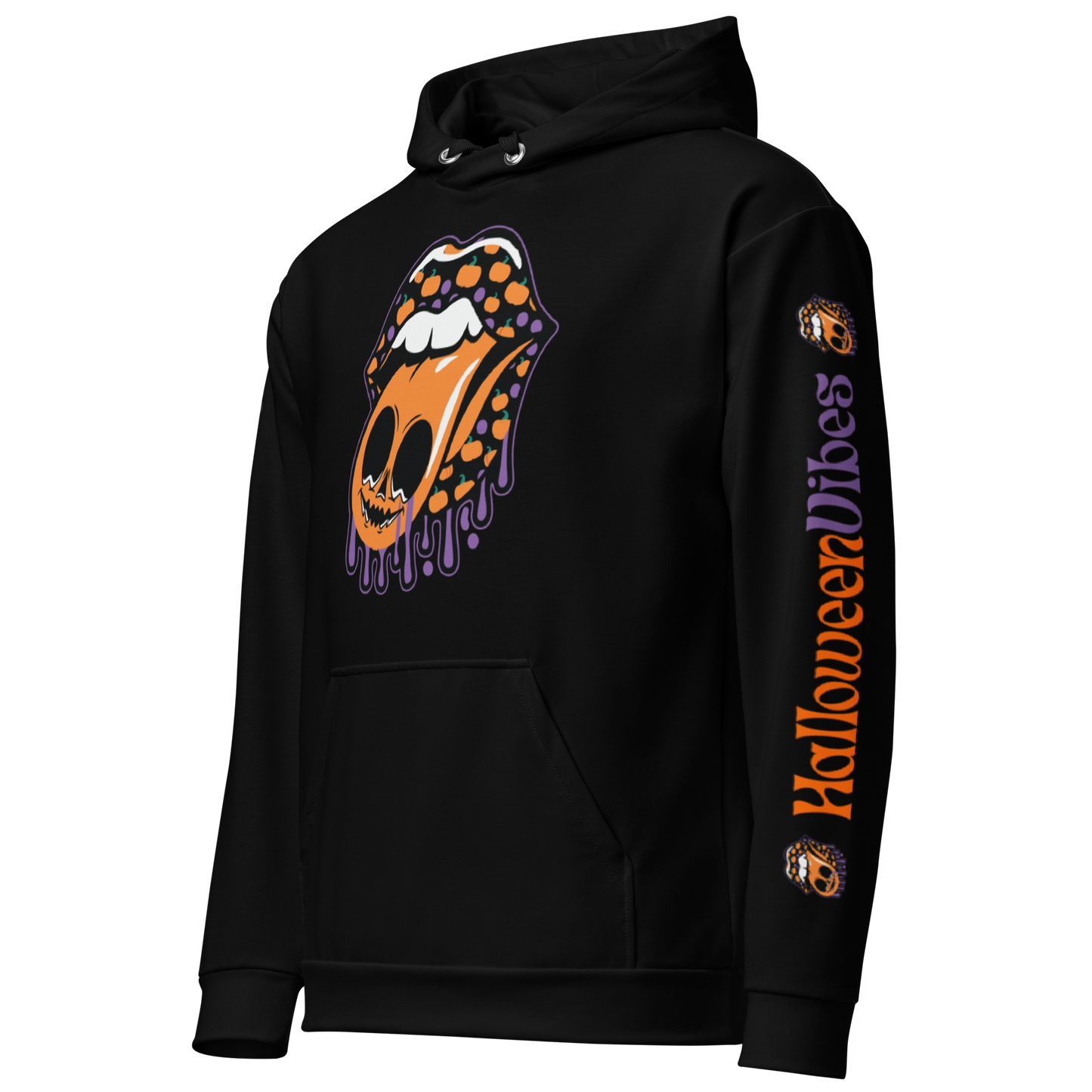 Halloween Vibes Hoodie: Lick (Soft, Recycled Polyester Blend, Unisex)