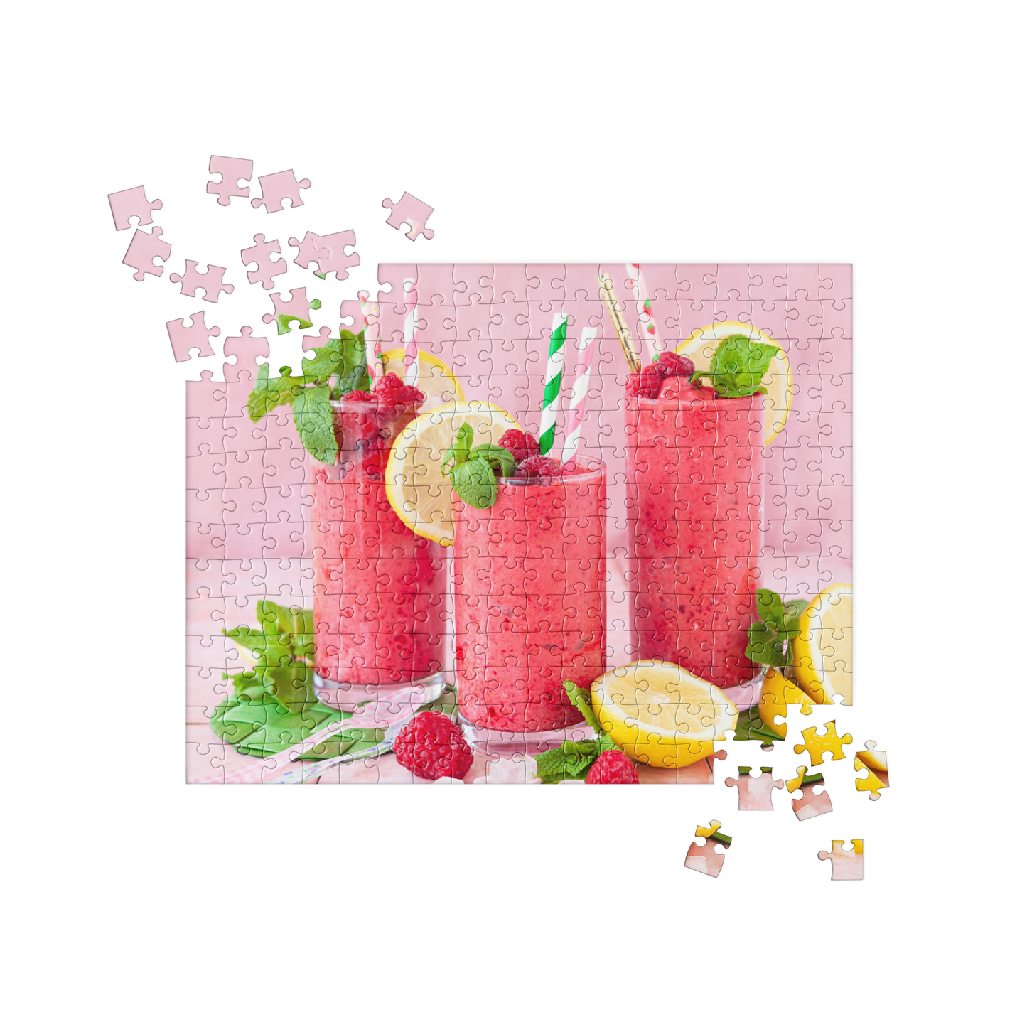 Food Fare Jigsaw Puzzle: Raspberry Smoothies