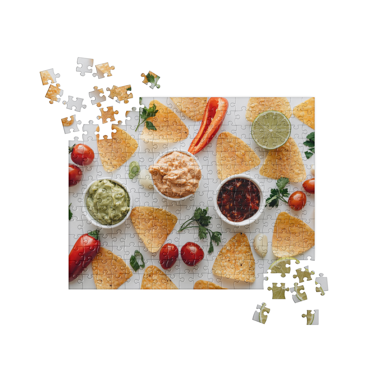 Food Fare Jigsaw Puzzle: Chips & Sauces