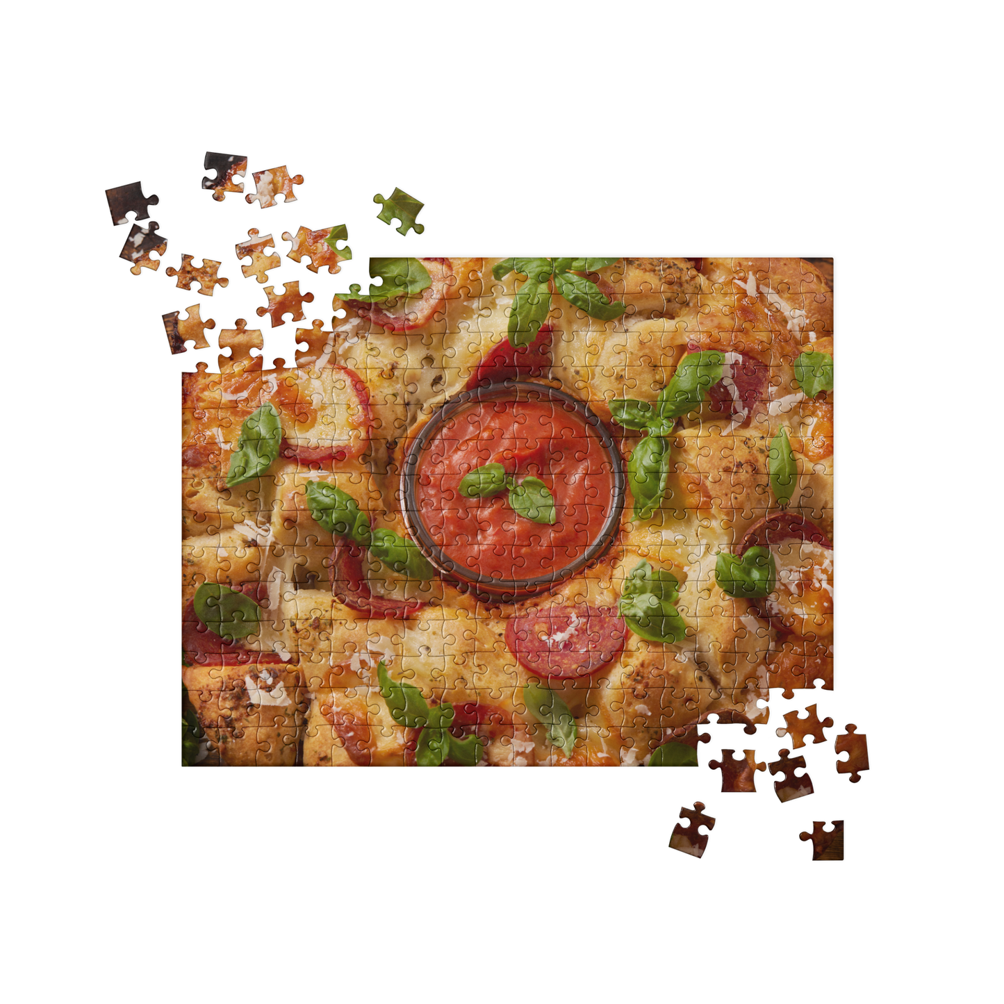 Food Fare Jigsaw Puzzle: Pepperoni Pull-Apart Bread