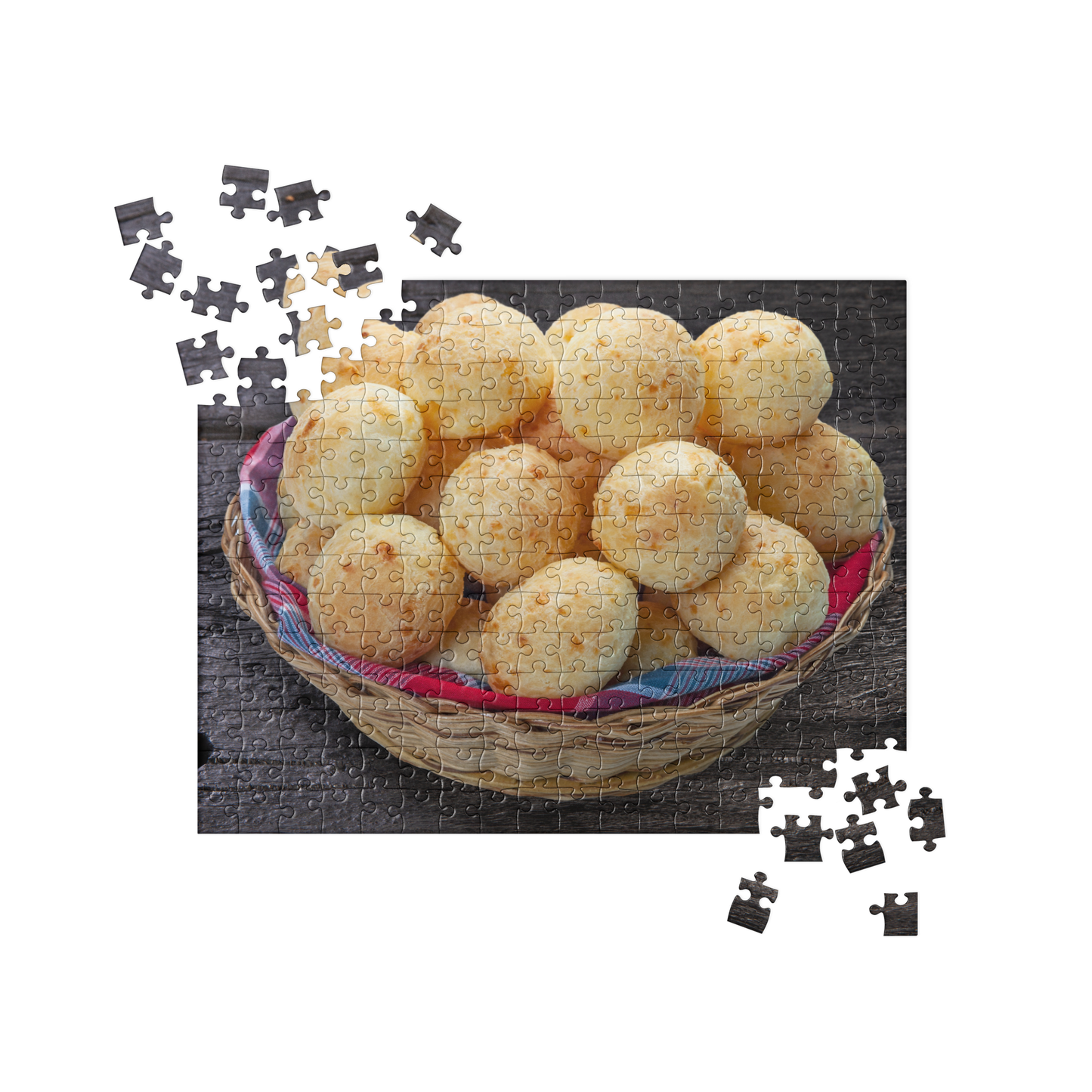 Food Fare Jigsaw Puzzle: Brazilian Cheese Bread, Pão de Queijo