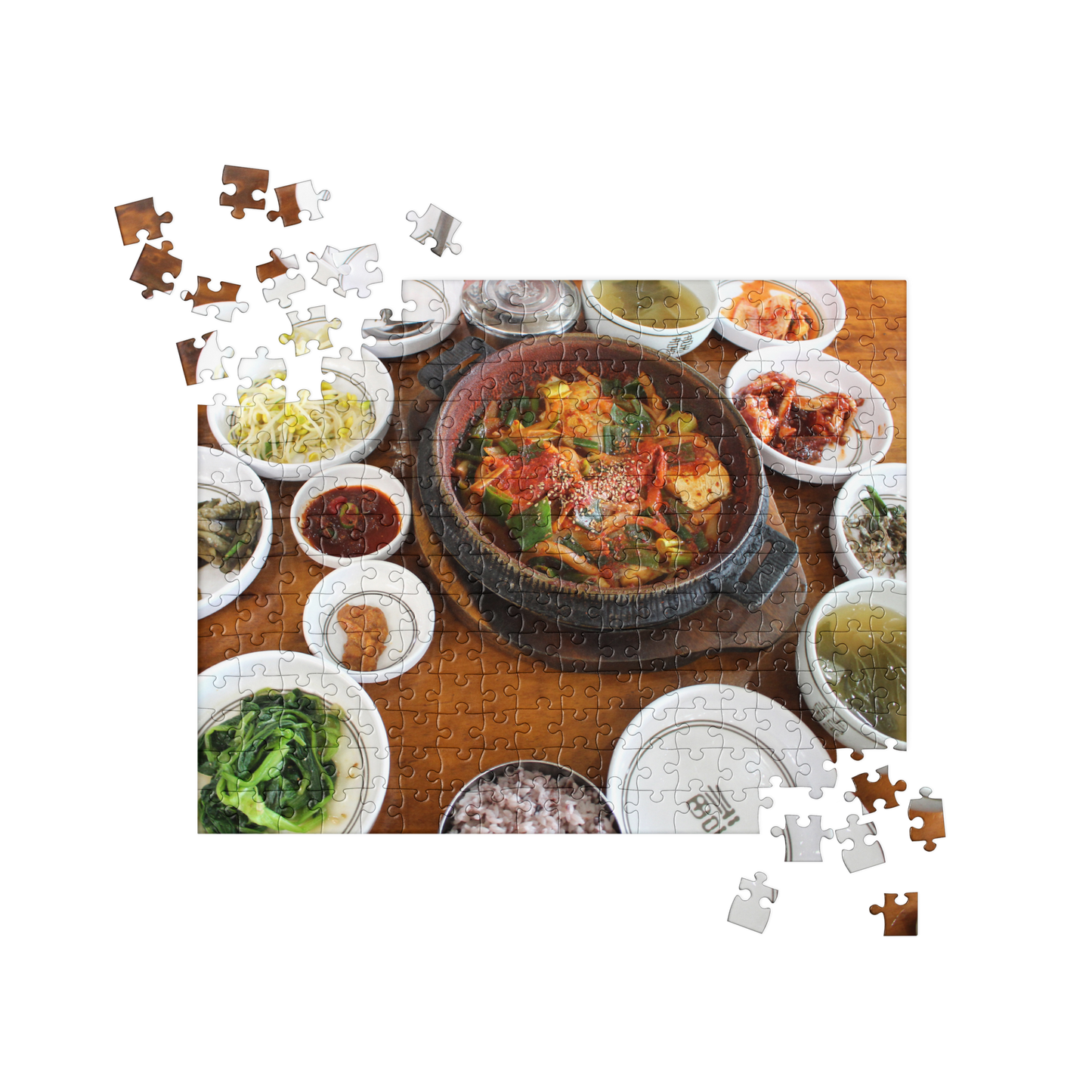 Food Fare Jigsaw Puzzle: Korean Veggie Meal