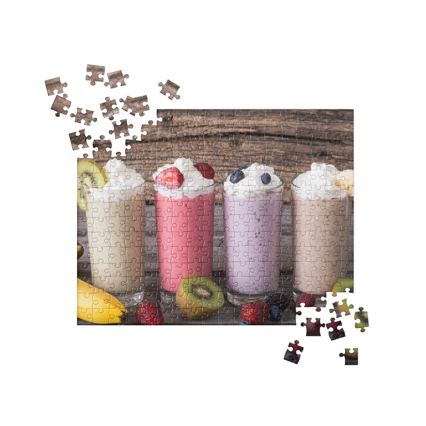 Food Fare Jigsaw Puzzle: Creamy Fruit Smoothies