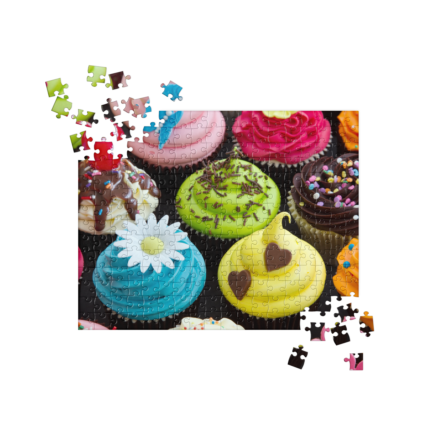 Food Fare Jigsaw Puzzle: Fancy Cupcakes