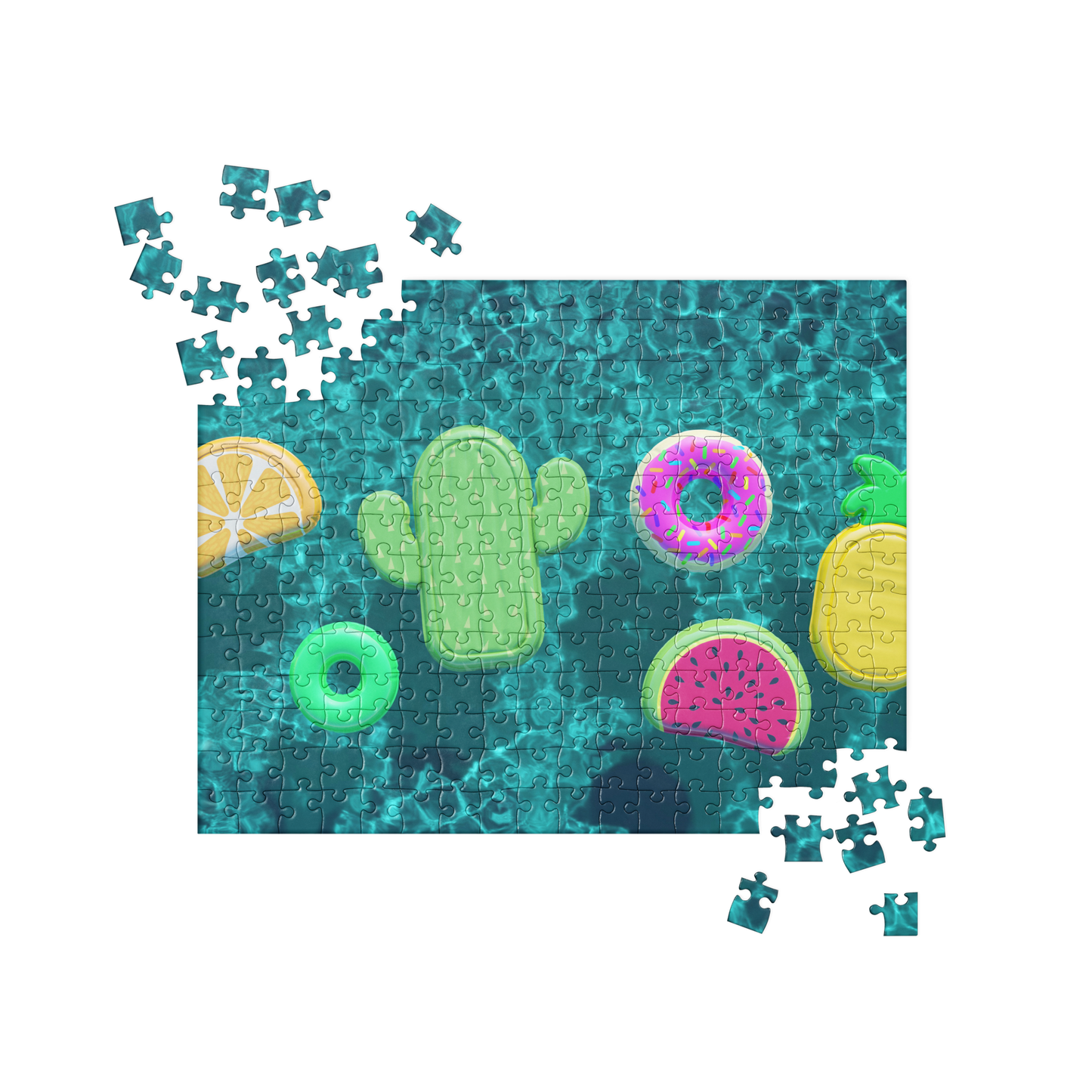 Summer Jigsaw Puzzle: Inflatable Pool Toys