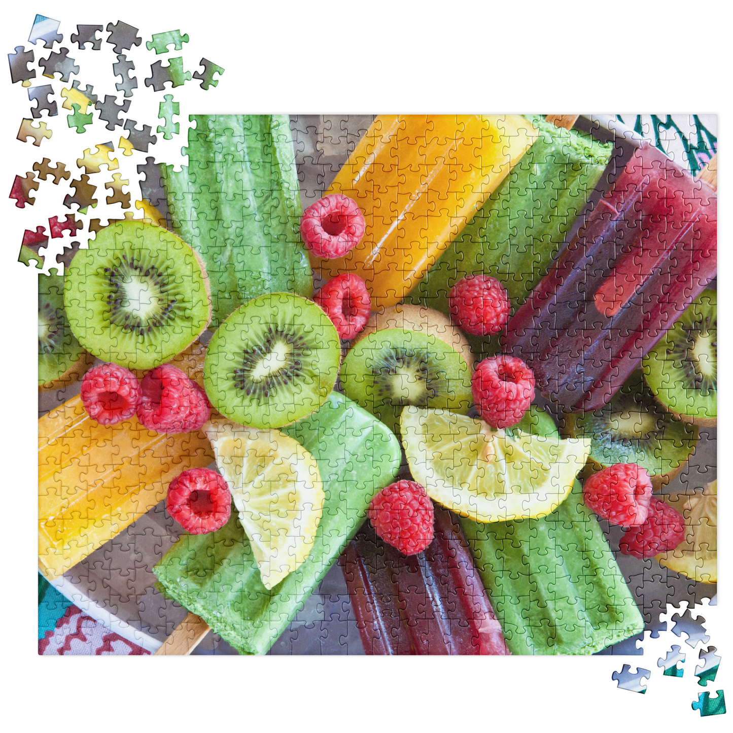 Food Fare Jigsaw Puzzle: Tropical Fruit Popsicles