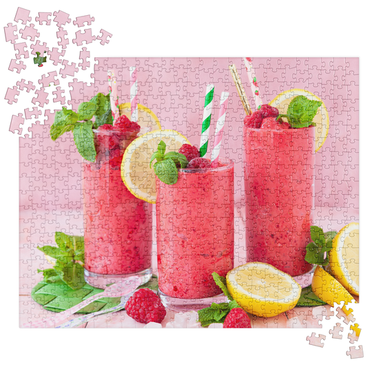Food Fare Jigsaw Puzzle: Raspberry Smoothies