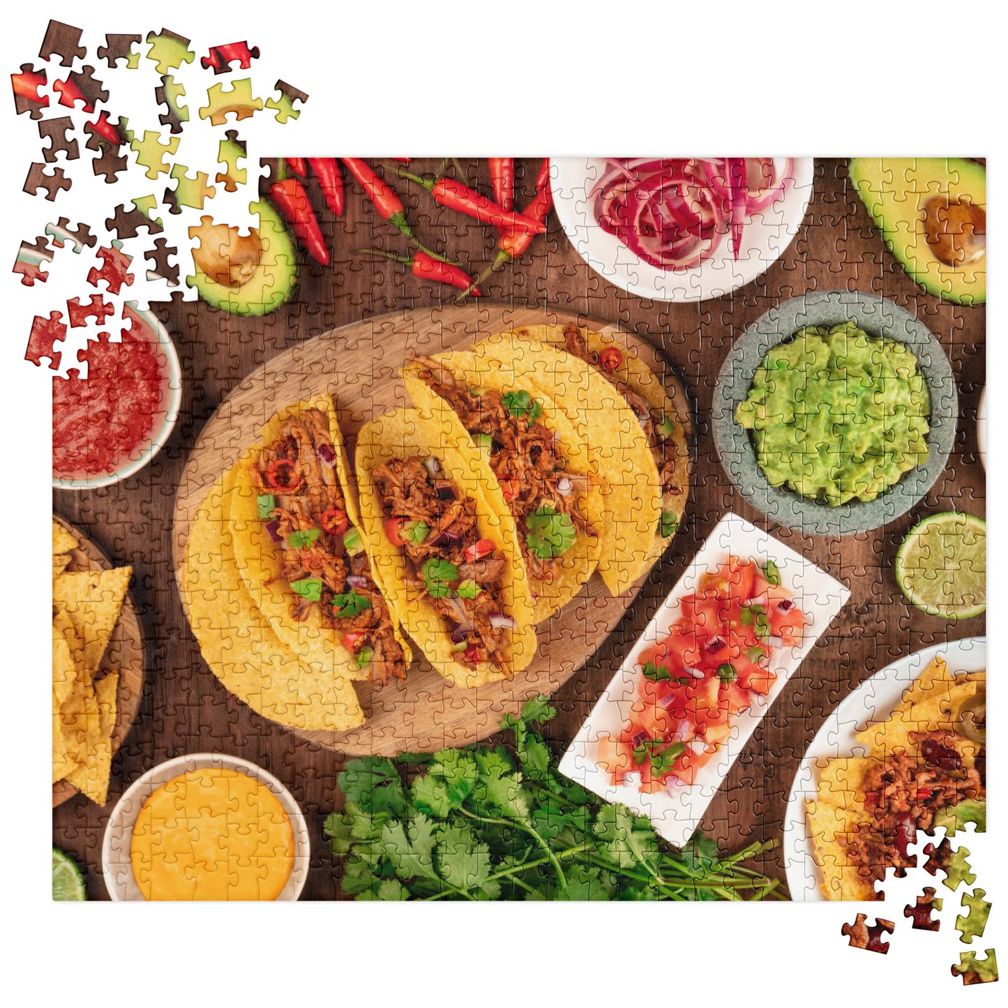 Food Fare Jigsaw Puzzle: Tacos & Guac