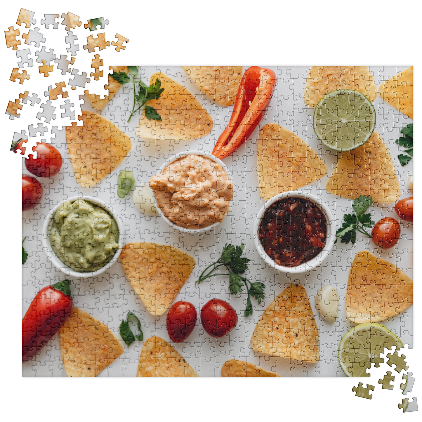 Food Fare Jigsaw Puzzle: Chips & Sauces