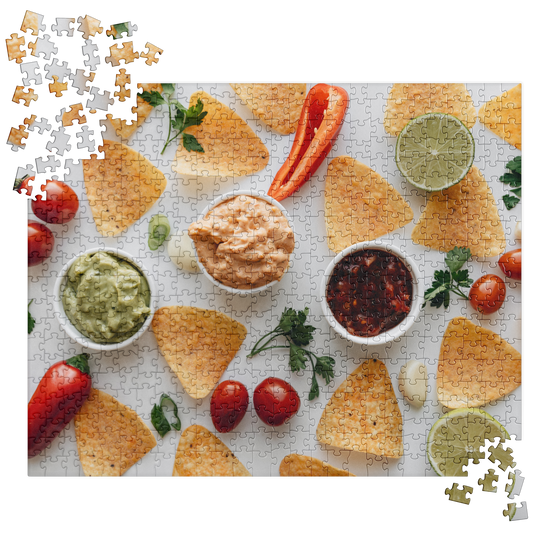 Food Fare Jigsaw Puzzle: Chips & Sauces