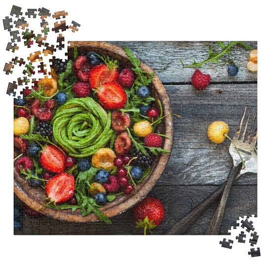 Food Fare Jigsaw Puzzle: Fruit & Veggie Salad
