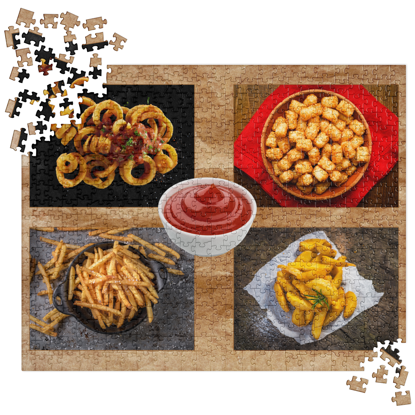 Food Fare Jigsaw Puzzle: Fries & Tots