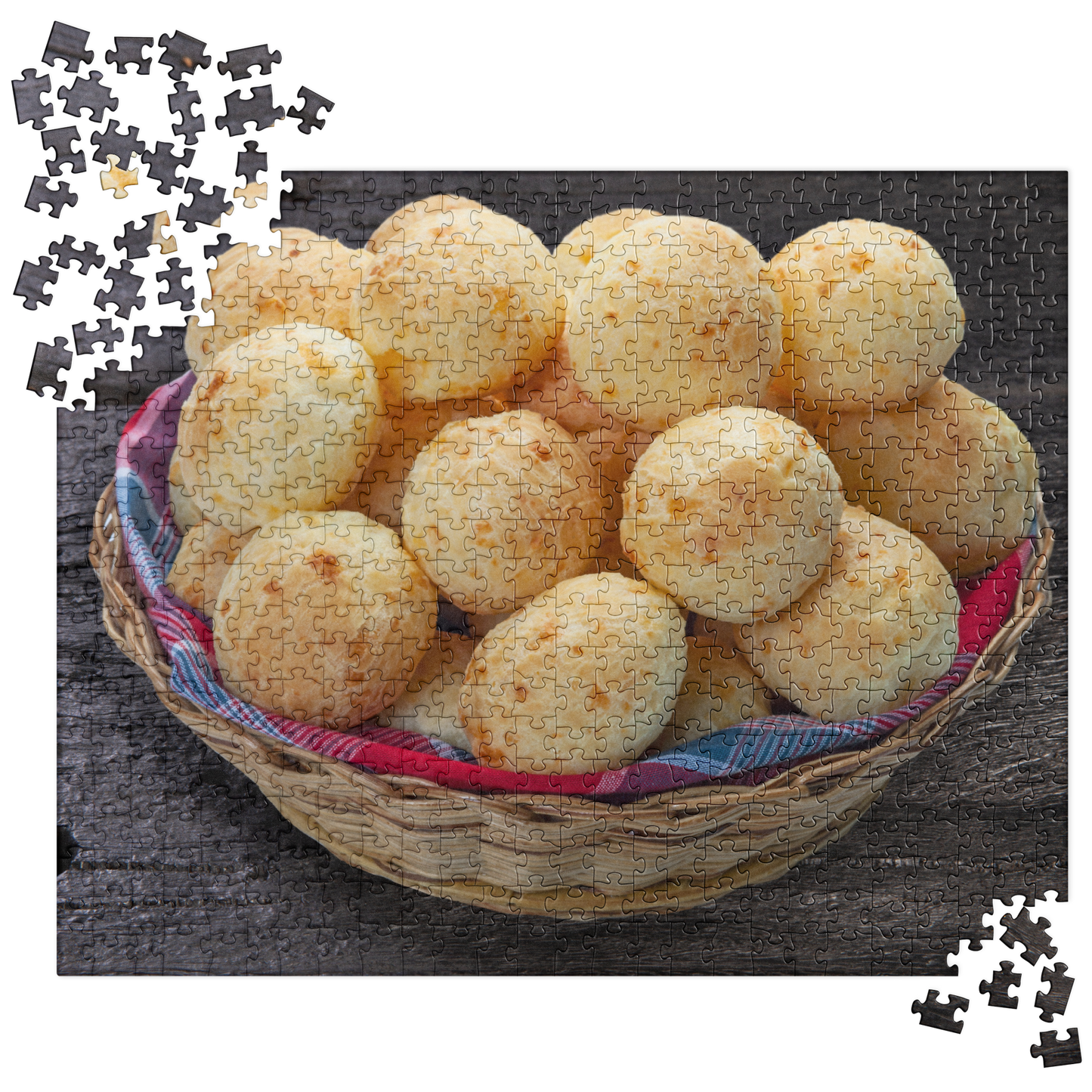 Food Fare Jigsaw Puzzle: Brazilian Cheese Bread, Pão de Queijo
