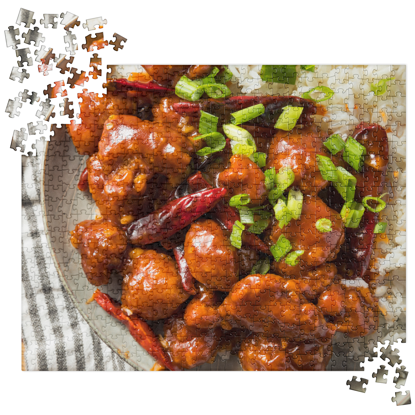 Food Fare Jigsaw Puzzle: General's Chicken