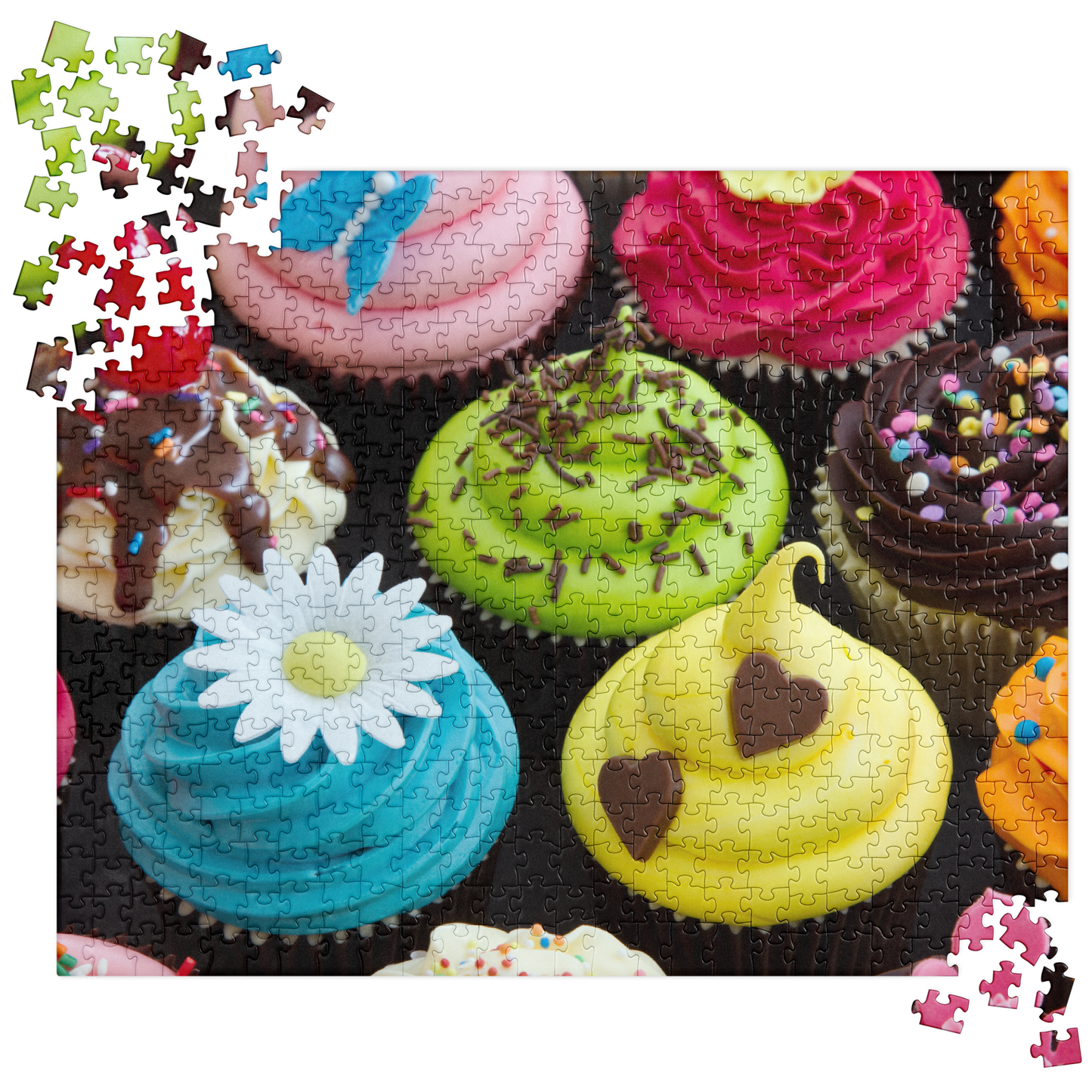 Food Fare Jigsaw Puzzle: Fancy Cupcakes