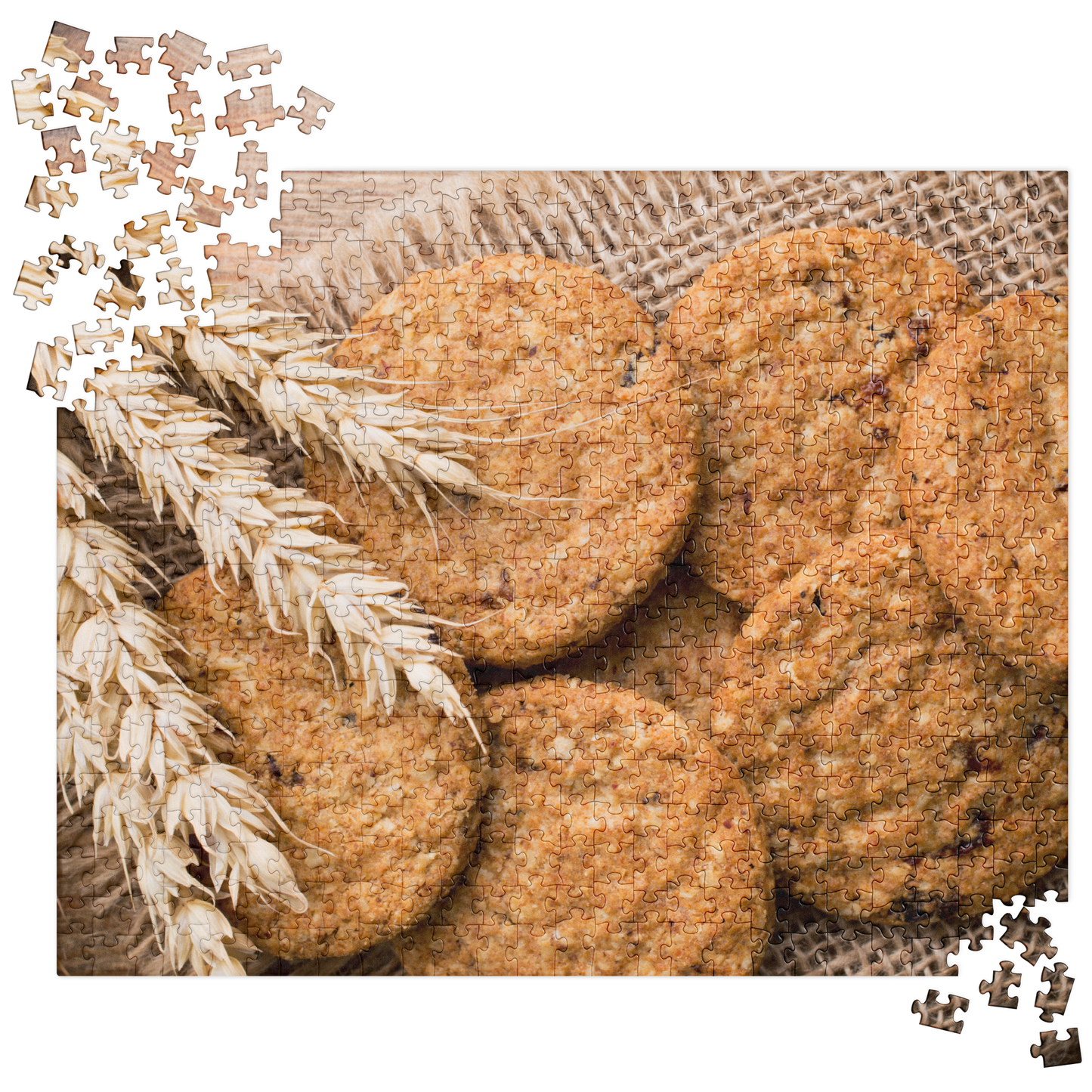 Food Fare Jigsaw Puzzle: Oatmeal Cookies