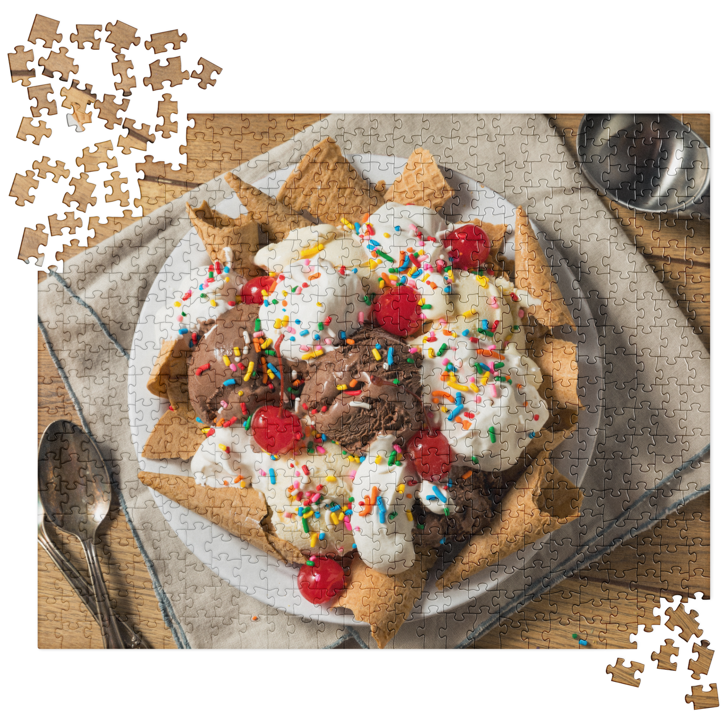 Food Fare Jigsaw Puzzle: Loaded Ice Cream Sundae