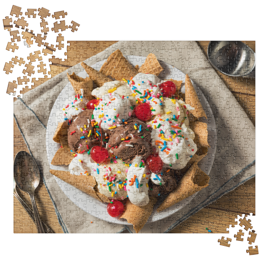 Food Fare Jigsaw Puzzle: Loaded Ice Cream Sundae