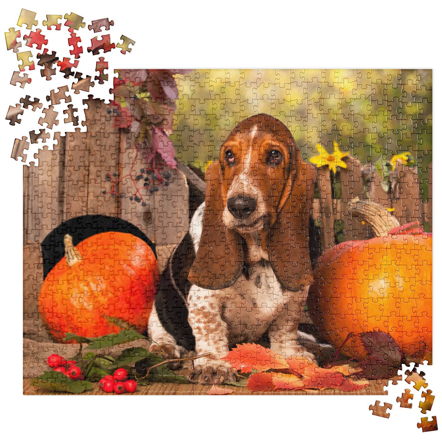 Puppy Jigsaw Puzzle: Basset Hound