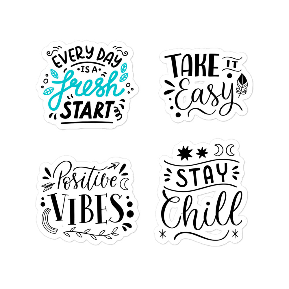 Sticker Sheet: Positive Vibes