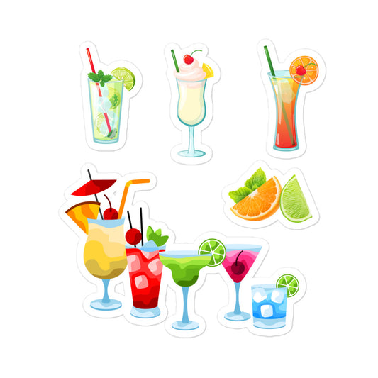 Sticker Sheet: Cocktails 1