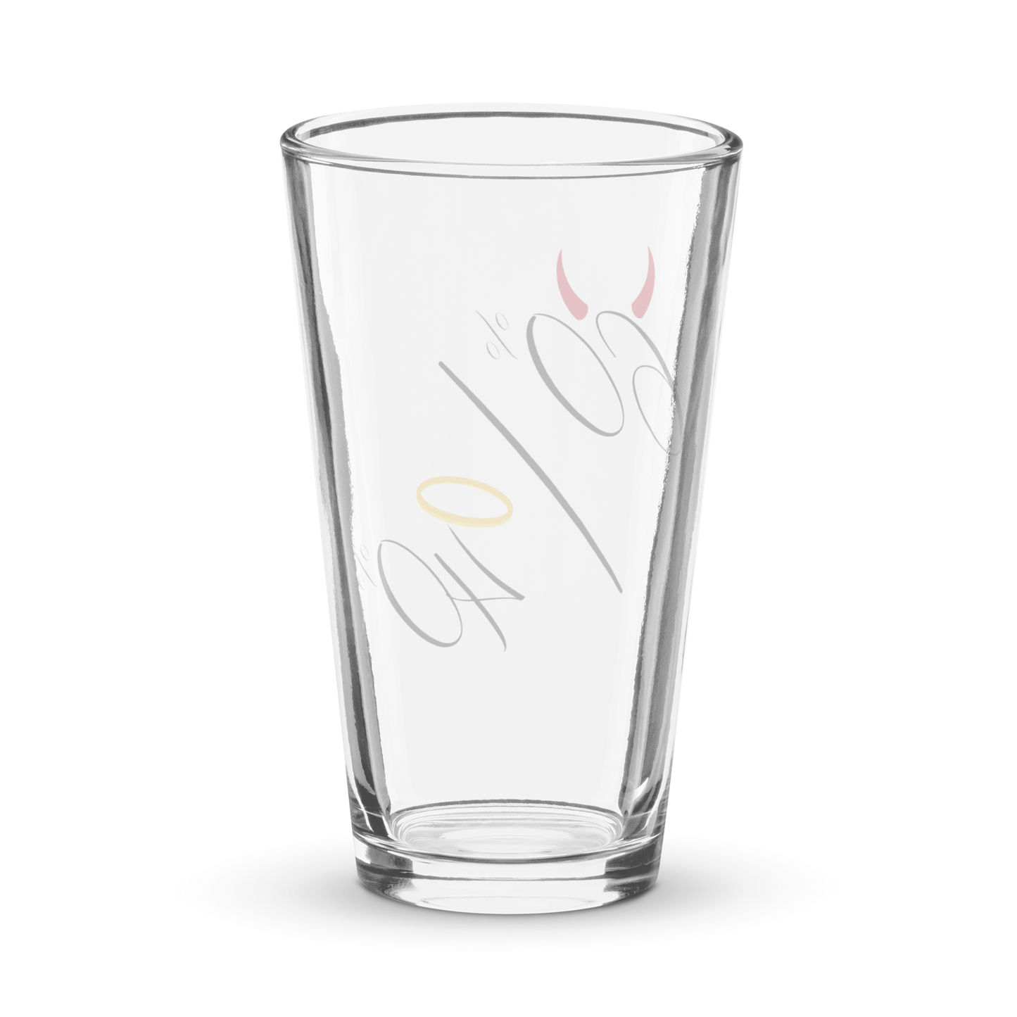 Shaker Pint Glass: 60/40