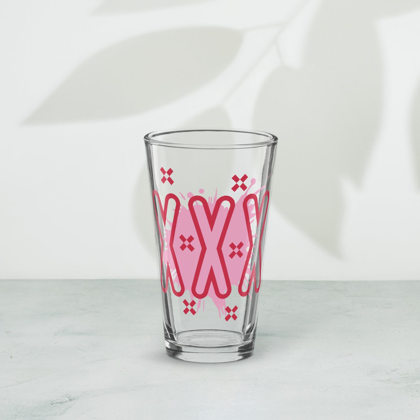 Shaker Pint Glass: XXX