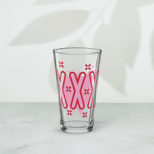 Shaker Pint Glass: XXX