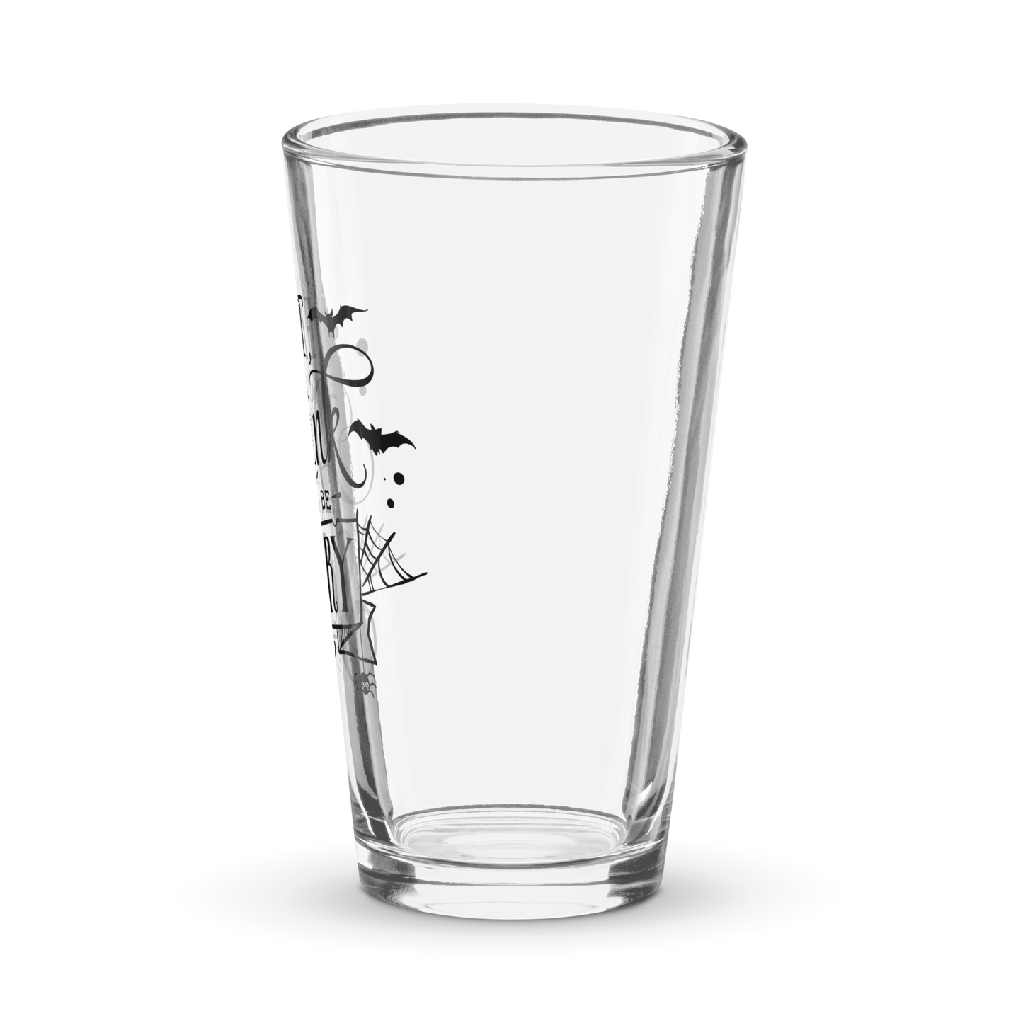 Shaker Pint Glass: Eat Drink & Be Scary