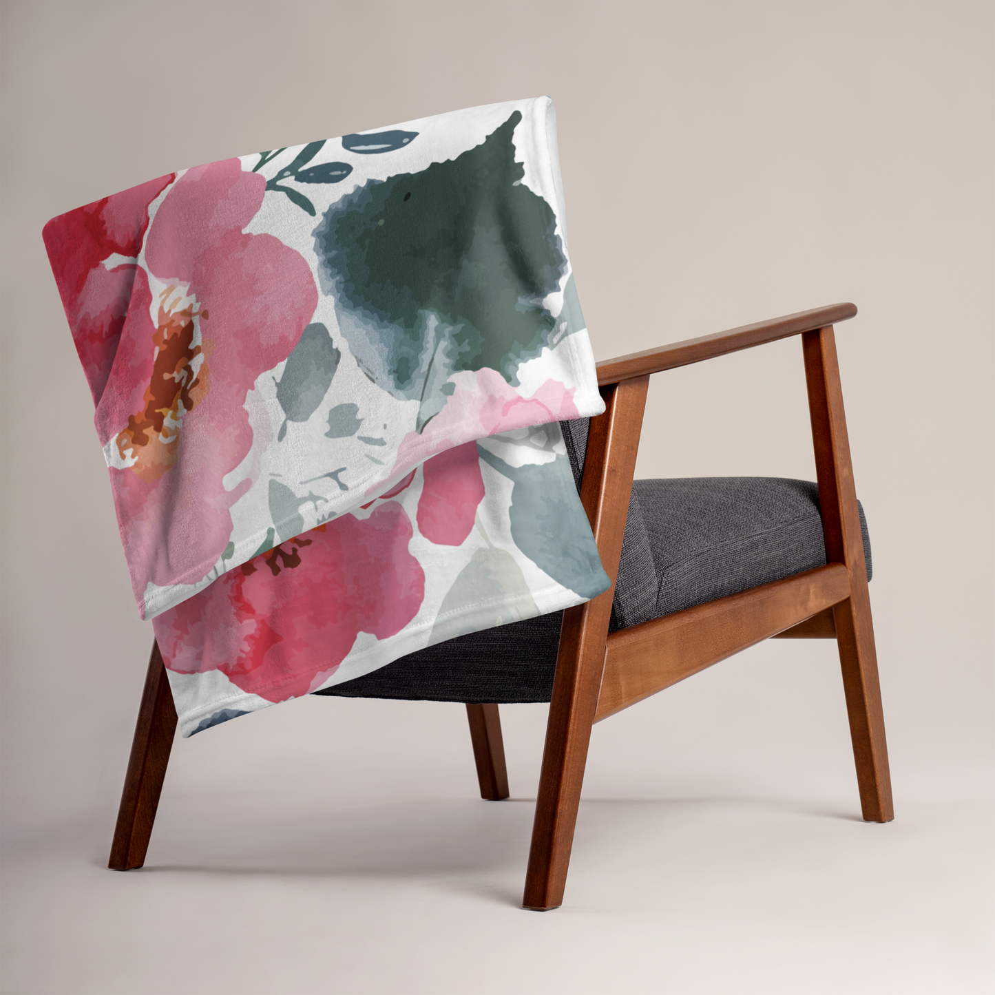 Soft-Touch Throw Blanket: Flower Garden