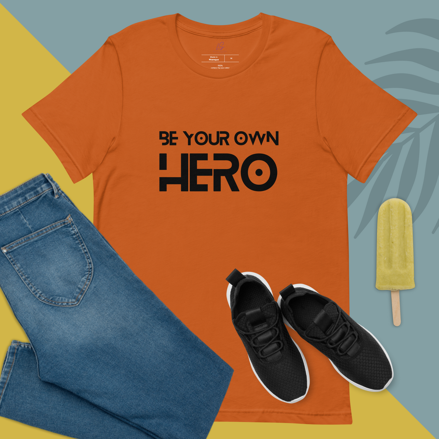 Unisex Tee Bella + Canvas 3001: Be Your Own Hero