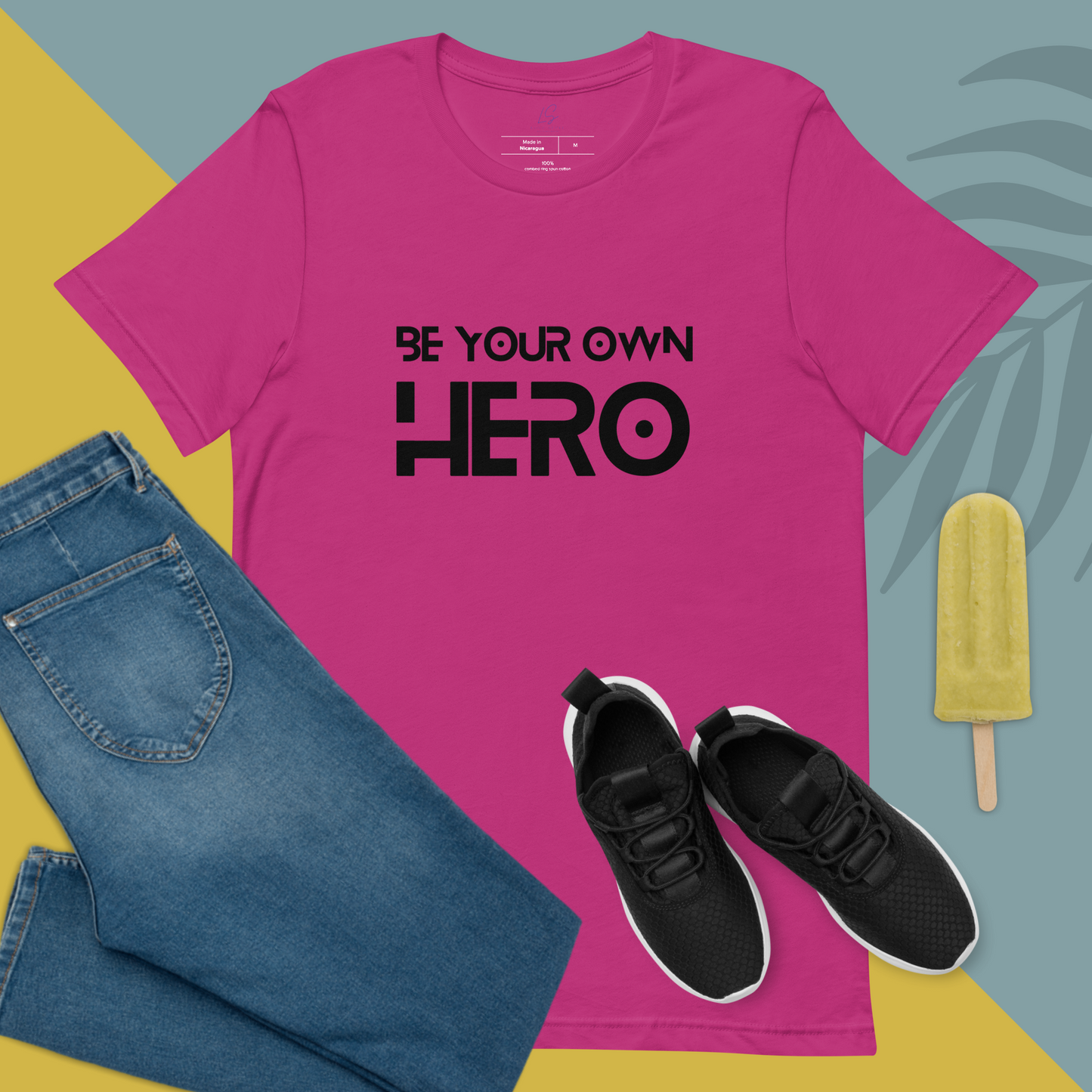 Unisex Tee Bella + Canvas 3001: Be Your Own Hero
