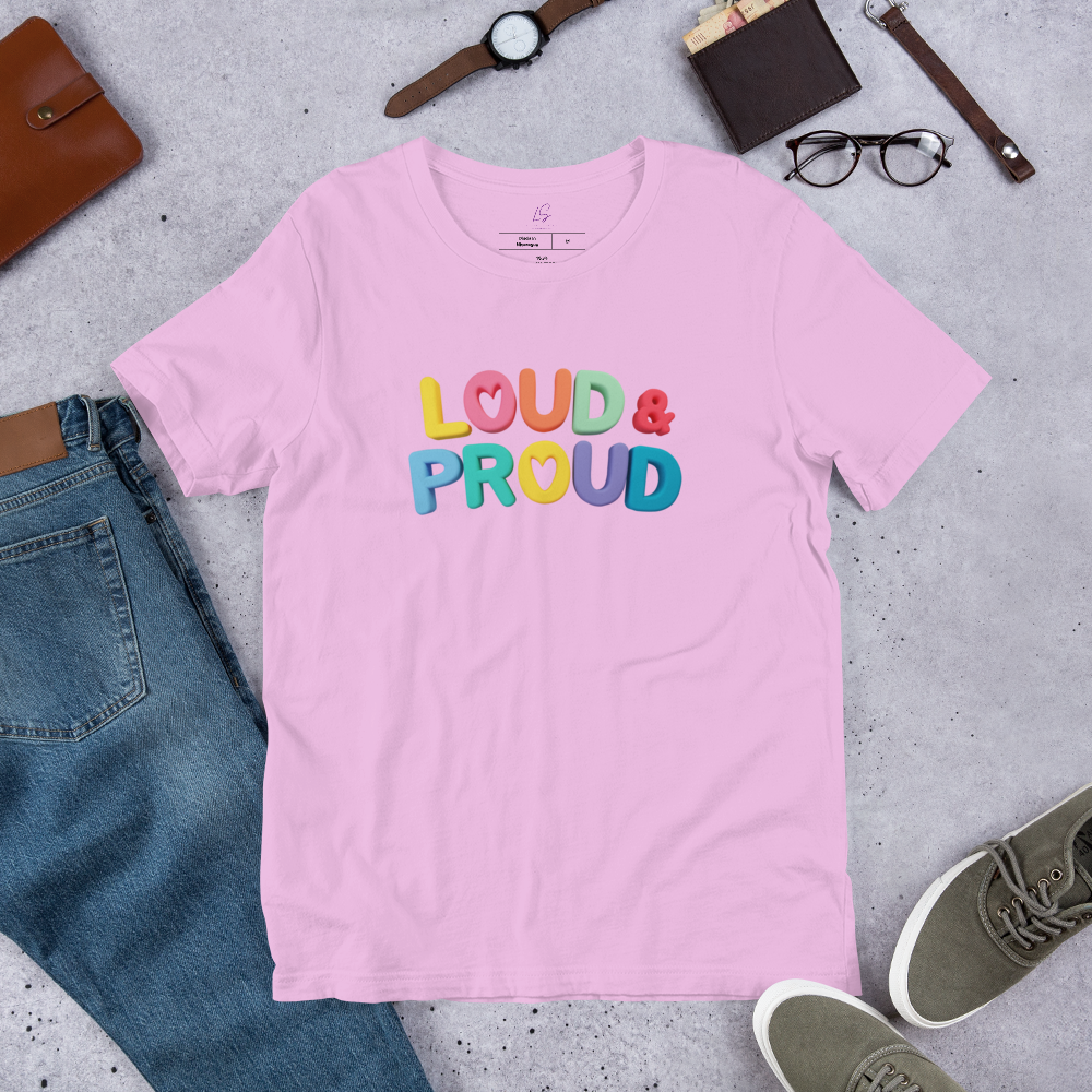 Unisex Tee Bella + Canvas 3001: Loud & Proud