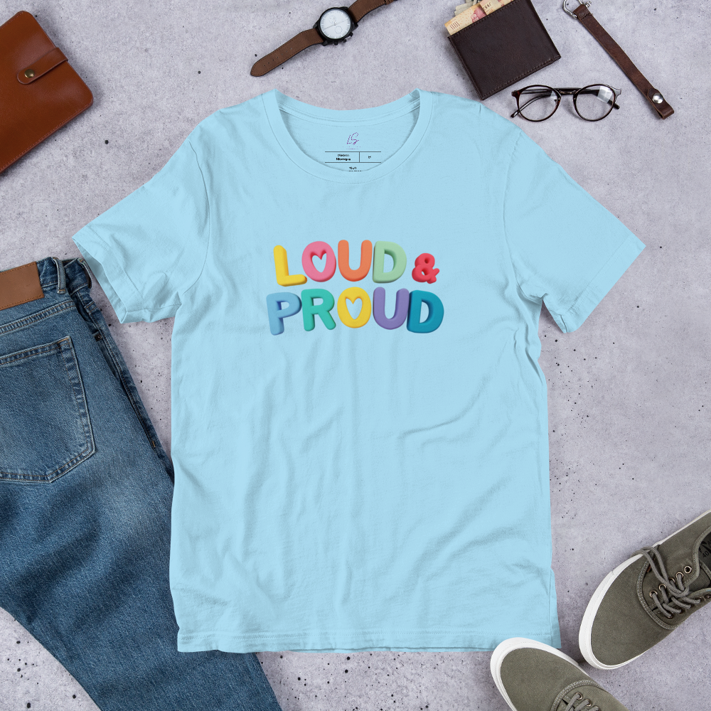 Unisex Tee Bella + Canvas 3001: Loud & Proud